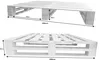 Lermowood Palettenbett M2 200 x 200 cm mit Lattenrost und 2 Produktbild-Vorschau 3