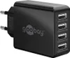 čtyřcestná nabíječka USB (30 W) černá Náhled obrázku produktu 15