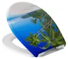 Calmwaters® WC Sitz Motiv Palmenparadies einfache Montage, Produktbild-Vorschau 10