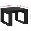 vidaXL Beistelltisch Schwarz 50x50x35 cm Holzwerkstoff -  Produktbild-Vorschau 8