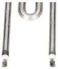 A close-up view of a U-shaped metal heating element with white ceramic insulators at the ends. Produktbild-Vorschau