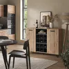 Kommode Vicco Amber Braun 38 x 100 cm mit 2 Türen, Model Produktbild-Vorschau 4