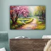 MuchoWow® - Leinwandbilder - Aquarell - Natur - Bäume - Produktbild-Vorschau 4