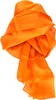 Seidenschal Halstuch Schal orange Seide 180x45cm Produktbild-Vorschau 1