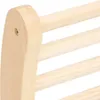 A close-up view of a wooden sauna backrest. Náhľad obrázku produktu