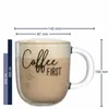 Leonardo Glastasse Coffee First (400ml) Produktbild-Vorschau 2