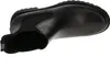 A top-down view of a black Chelsea boot. Voir les images du produit