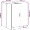 Armoire pour lave-linge vidaXL, noir, aspect chêne, Voir les images du produit 8