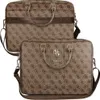 GuessPolyuretan4G Metal Logo Computer Bag 15/16" Brown Náhled obrázku produktu 7