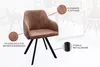 riess-ambiente Retro Design Stuhl LUCCA vintage braun Produktbild-Vorschau 6