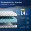 Aqua Deluxe - 7 Zonen Matratze - 80 x 180 cm | Höhe 14 cm | Produktbild-Vorschau 6