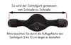 Kurzgurt Butterfly Dressurgurt Rainer atmungsaktiv Memoform Produktbild-Vorschau 3