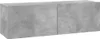 vidaXL TV-Schrank Betongrau 100x30x30 cm Holzwerkstoff Produktbild-Vorschau 1