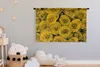 MuchoWow® Wandteppich Wandbehang Rosen - Gelb - Produktbild-Vorschau 3