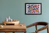 Bild 30x20 MDF-Rahmen, Wandkunst pinke Blumen Produktbild-Vorschau 2
