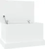 vidaXL Truhe Weiß 50x30x28 cm Holzwerkstoff Produktbild-Vorschau 3
