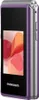 A close-up, angled view of a purple and silver Maxcom mobile phone. Anteprima dell’immagine prodotto