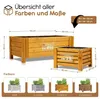 BOOGARDI Pflanzkasten Holz mit Vlies · Blumenkasten Balkon Produktbild-Vorschau 2