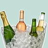 Relaxdays Getränkekühler, 6l Partywanne, Sekt, Bier, Wein Produktbild-Vorschau 5