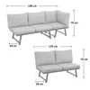 SVITA GRENADA Salon de jardin 4 pièces double chaise longue Voir les images du produit 19