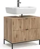 Waschbeckenunterschrank Vicco Eliza Viking Oak 70 x 63 cm Produktbild-Vorschau 6