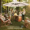 Parasol DARIA 300 cm avec pied déporté et housse de Voir les images du produit 7