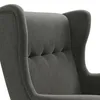 Ohrensessel Milo mit Hocker - Farben zur Auswahl -Sessel Produktbild-Vorschau 5