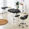 Yaheetech Rollhocker mit Rückenlehne Bürohocker Produktbild-Vorschau 4