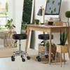2 xDrehhocker Rollhocker höhenverstellbar Arbeitshocker Produktbild-Vorschau 2