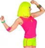 80er Jahre tank top -  Tanktop -  Standardgröße neon pink Produktbild-Vorschau 3