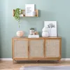 home24 Sideboard - Wiener Geflecht / Echtholzfurnier Produktbild-Vorschau 2