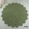 Kulatý háčkovaný koberec / průměr 100 cm / 5 mm bavlněný Náhled obrázku produktu 2