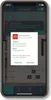 A smartphone displaying a smart home app notification about a break-in alarm. Produktbild-Vorschau