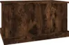 vidaXL Truhe Räuchereiche 70x40x38 cm Holzwerkstoff Produktbild-Vorschau 4