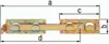 Loquet de porte à double battant 430x70x180 mm galvanisé Voir les images du produit 7