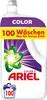 A bottle of Ariel Color+ laundry detergent with promotional text and graphics. Produktbild-Vorschau