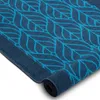 TAPIS DE COULOIR ANTIDÉRAPANT PIÓRA plumes bleu foncé 80cm Voir les images du produit 2
