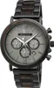 Holzwerk LAHNSTEIN Herren Edelstahl & Holz Uhr Chronograph Produktbild-Vorschau 1