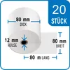 Thermorolle 80 mm x 80 mm x 12 mm x 80 m | 55 gr. | VPE 20 Produktbild-Vorschau 2