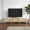 vidaXL TV skříňka Sonoma dub 147 x 34,5 x 30 cm Náhled obrázku produktu 1