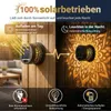 Lampadaire solaire, 1 pièce, éclairage de jardin effet Voir les images du produit 8
