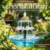 Solarbetriebener hängender Vogelbad-Wasserfallbrunnen, Produktbild-Vorschau 3