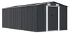vidaXL Zahradní přístřešek 257x489x181 cm Kov antracitový Náhled obrázku produktu 3