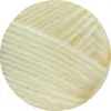 A close-up view of cream-colored yarn. Produktbild-Vorschau