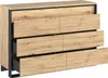 Furniture24 Kommode 130 cm Sideboard QUANT QS-04 mit Produktbild-Vorschau 2