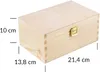 Creative Deco Holzkiste Holzbox mit Deckel | 21,5 x 13,8 x Produktbild-Vorschau 4