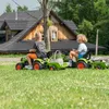 FALK Traktor Claas Grün auf Pedalen mit Anhänger + Horn für Produktbild-Vorschau 7