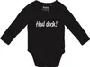 Huuraa Baby Body Heul doch Schriftzug 68 Black  Baumwolle Produktbild-Vorschau 1