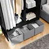 HOMCOM Armoire penderie, dressing avec rideau, armoire Voir les images du produit 7
