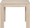 A simple wooden table with four legs, shown from the front. Anteprima dell’immagine prodotto